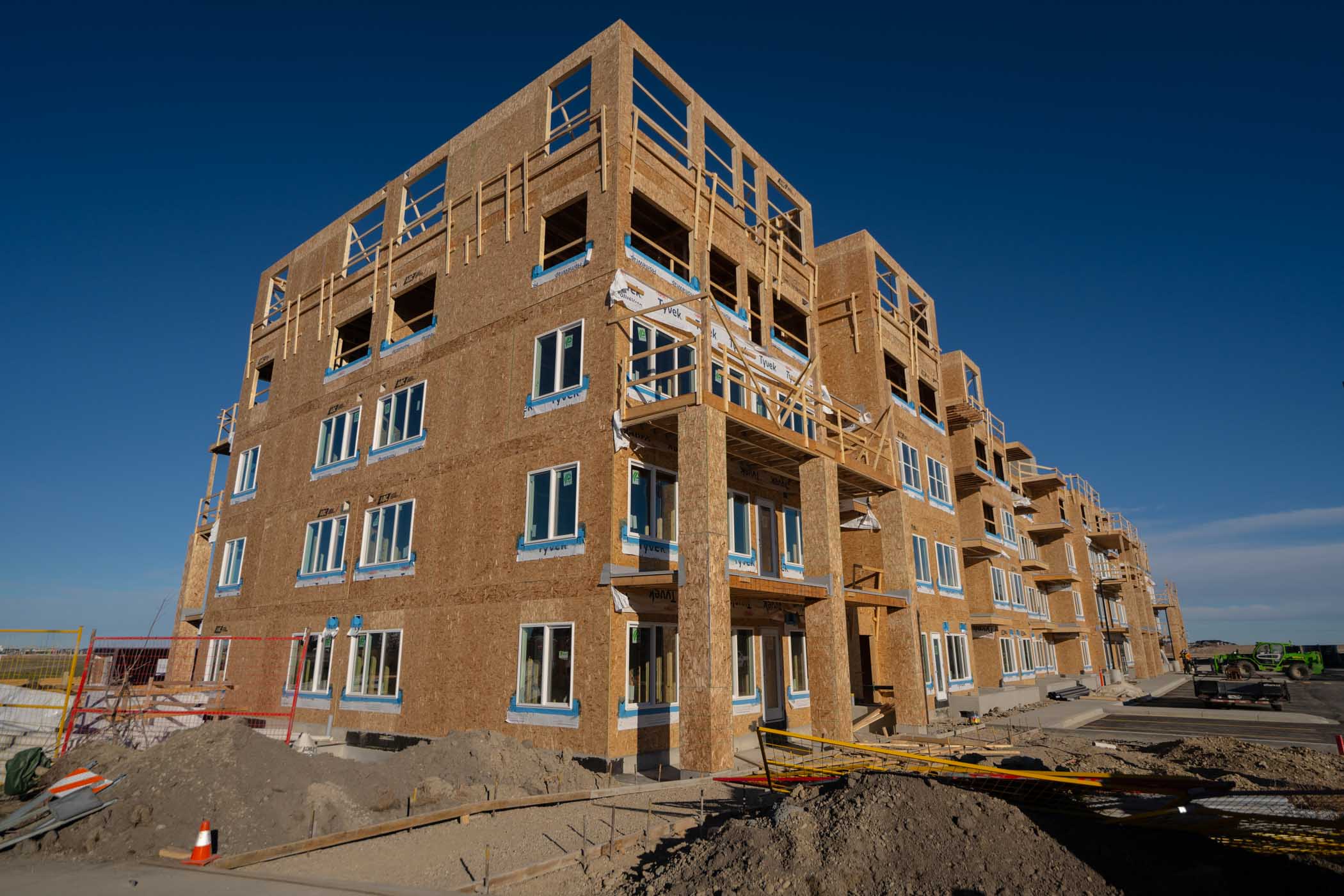 Calgary winter framing project